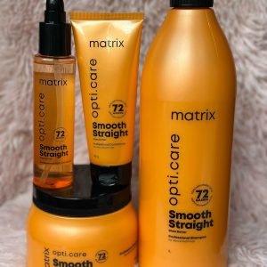 Matrix Opti.Care 72 Smooth Straight Professional Hair Care Set (Shampoo, Conditioner, Serum, Masque)